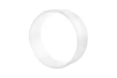 Spiro-forbindelsesstykke til rør 125 mm (sendz. galvaniseret) RAL9010
