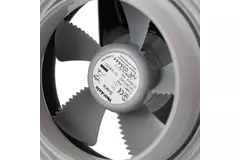 Svara badeværelsesventilator med timer, fugt- og lyssensor, 100–125 mm (app-styret) SORT
