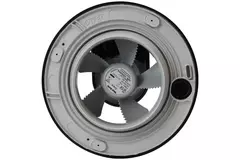 Svara badeværelsesventilator med timer, fugt- og lyssensor, 100–125 mm (app-styret) SORT