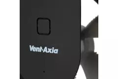 Svara badeværelsesventilator med timer, fugt- og lyssensor, 100–125 mm (app-styret) SORT