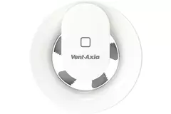 Vent Axia Svara badeværelsesventilator med fugt- og lyssensor Ø 100 – 125 mm (app-styret)
