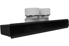 UniflexPlus lineær manifold til loft- eller vægtilslutning 2 x 90 mm diameter