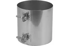 Tilslutningsdæks diameter 130 mm I316L (D0.5)