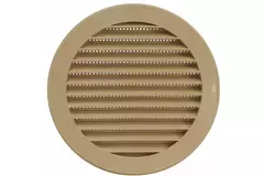 Rist med ventilationsblade diameter 125 mm beige - VR125Y