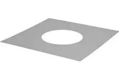 Dækplade diameter 600 mm firkantet I304 (D0.6)