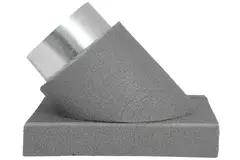 Thermoduct 90 graders gren 80 mm