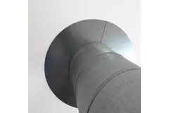 Dækroset Ø150 mm, galvaniseret (2 dele)