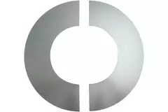 Dækroset Ø150 mm, galvaniseret (2 dele)