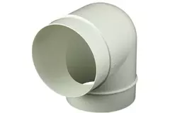 Rund plast 90° bøjning diameter: 150 mm AL150-90