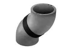 Isoleret bøjning EPS 45° diameter 200 mm