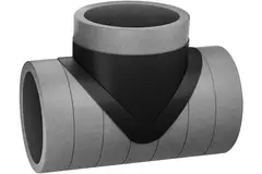 Isoleret T-stykke EPS diameter 125 mm
