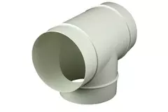Rundt T-stykke i plast, diameter: 150 mm - AT150