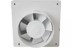 Badeværelsesventilator Ø 100 mm hvid med timer og fugtsensor – luksus X100ZHT