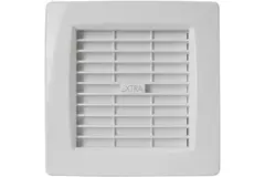 Badeværelsesventilator Ø 100 mm hvid med timer og fugtsensor – luksus X100ZHT