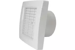 Badeværelsesventilator Ø 100 mm hvid med timer og fugtsensor – luksus X100ZHT