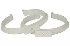 Monteringsbeslag i plast Ø125 mm (2 stk.) (AZ125)
