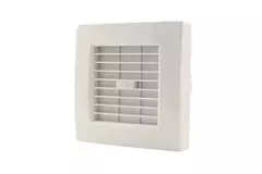 Badeværelsesventilator Ø 100 mm hvid med timer og fugtsensor – luksus X100ZHT