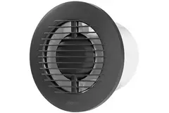Rund badeværelsesventilator Ø 100 mm antracit – basic EA100A