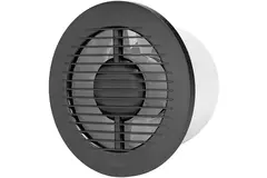Rund badeværelsesventilator Ø 125 mm antracit – basic EA125A