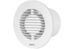 Rund badeværelsesventilator Ø 100 mm timer og fugtsensor – EA100HT