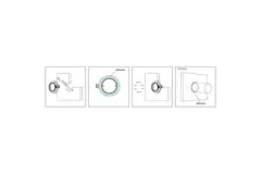 Brandspjæld rund kompakt 630 mm servomotor 24V - E-FDC DD M24 D630
