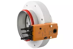 Brandspjæld rund kompakt 630 mm servomotor 24V - E-FDC DD M24 D630