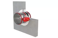 Brandspjæld rund 125 mm servomotor 24V - E-FDC25 D125 M24 S