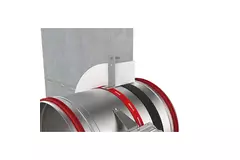 Brandspjæld rund 125 mm servomotor 24V - E-FDC25 D125 M24 S