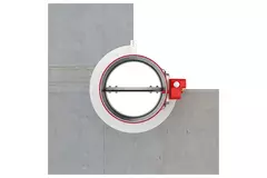 Brandspjæld rund 125 mm servomotor 24V - E-FDC25 D125 M24 S