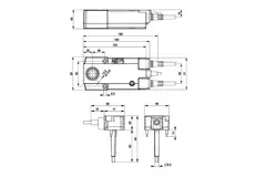 Servomotor til brandspjæld 230V, 9 Nm, åben/luk - E-BFN230 T