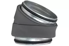 Thermoduct 13 mm bøjningsdiameter 250 mm 30 grader isoleret