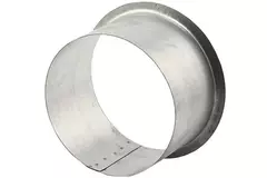 Galvaniseret ring med diameter 180 mm og højde 110 mm.