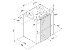 Brink WTW renovent fremragende 300 4/0 venstre