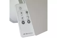 Badeværelsesventilator Ø 100 mm – hvid med timer, fugtsensor og fjernbetjening BTV-ssst Supreme