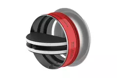 Brandspjæld cirkulært 125 mm med ventilationsventil - E-BFDC V EI120S D125