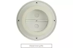 Isoleret facadeventil til naturlig ventilation med diameter 100 mm – SPK2-100