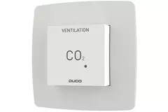 Duco CO2 rumsensor uden styring RF/Kabel hvid