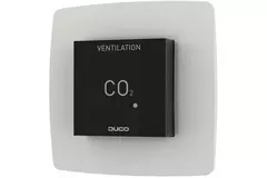 Duco CO2 rumsensor uden styring RF/Kabel sort