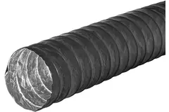 Combidec-ventilationsslange i aluminium med yderlag i polyester, SORT, Ø80 mm (10 meter)