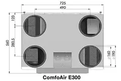 Zehnder Stork ComfoAir E300 R + RF-modul
