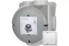 Zehnder ComfoFan Silent 460 m³/h + CO2-sensor – stik med jordforbindelse