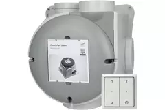 Zehnder ComfoFan Silent-pakke 460 m³/h + RFZ-betjening – stik med jordforbindelse