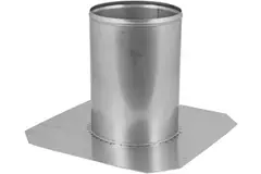 Taggennemføring til rørdiameter 450 mm fladt tag INOX