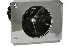 Vinddrevet tagventilator Cowl Oblong 150 mm rustfrit stål inklusive tagplade – 325m3/h