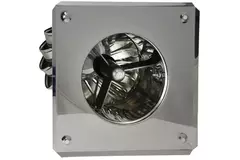 Vinddrevet tagventilator Cowl 200 mm rustfrit stål inklusive tagplade – 115m3/h