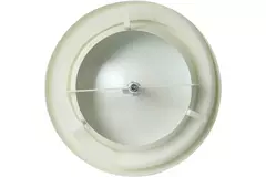 ventilationstilførselsventil metal Ø 80 mm RAL 9010 RAL 9010h fjederclips - DVSC-P080