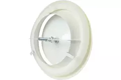 ventilationstilførselsventil metal Ø 80 mm RAL 9010 RAL 9010h fjederclips - DVSC-P080