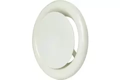 ventilationstilførselsventil metal Ø 80 mm RAL 9010 RAL 9010h fjederclips - DVSC-P080