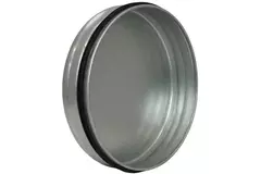 Spiraldæksel Ø200 mm til spiralrør – galvaniseret