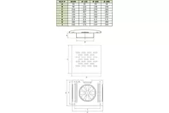 Deluxe ventilationsforsynings- og udsugningsventil med filter Ø 100 mm - Alpha DLD-P100